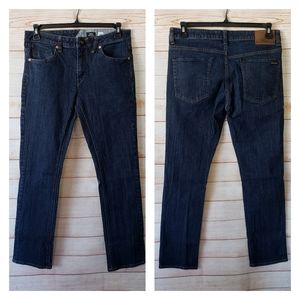 Volcom Volta Slim Straight Leg Zipper Fly Jeans